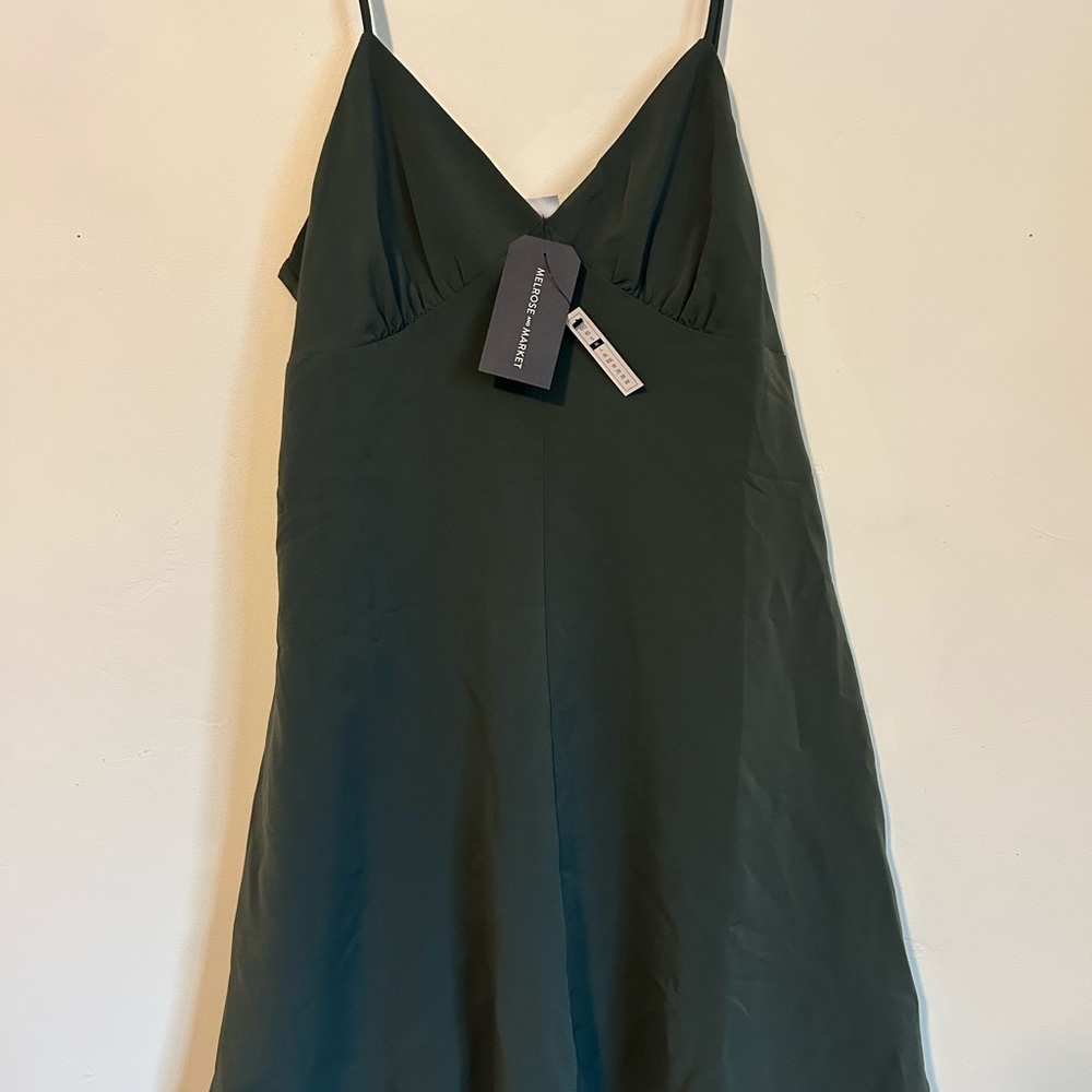 Melrose and Market Green Slip Dress Homecoming Spring Formal Dance